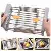 Portable Adjustable Drain Rack for Kitchen Sink