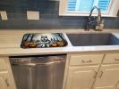 Alaskan Malamute Spooky Halloween Dish Drying Mat Absorbent Dish Drying Mat Pad for Kitchen Counter Dish Drainer Mat for Countertop, 14 x 21"