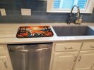 Akita Fall Dish Drying Mat Absorbent Dish Drying Mat Pad for Kitchen Counter Dish Drainer Mat for Countertop, 14 x 21", Multicolor
