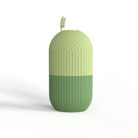 Ice Face Roller; Ice Roller Silicone Cube For Face And Eye; Ice Mold For Face; Reusable Face Massage; Facial Beauty Ice Roller; Ice Mold For Face Gift (Color: green)