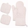 Kitchen Oven Glove High Heat Resistant 350 Degree Extra Long Oven Mitts 4pcs Set