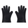 Silicone Gloves Heat Resistant Oven Mitts for BBQ Baking