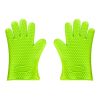 Silicone Gloves Heat Resistant Oven Mitts for BBQ Baking