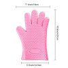 Silicone Gloves Heat Resistant Oven Mitts for BBQ Baking